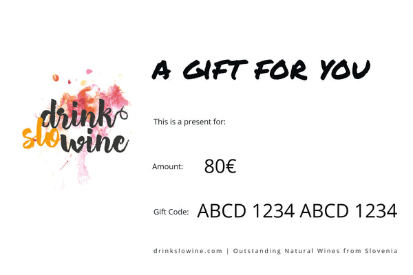 The DrinkSloWine Gift Card - DrinkSloWine